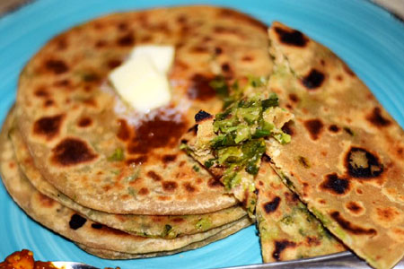 胡格里克·梅西·帕拉萨（Fenugreek Methi Paratha）