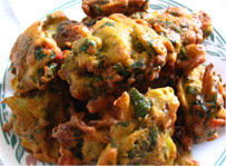 palak bhajia