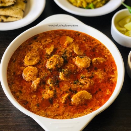 rajasthani gatte ki sabji