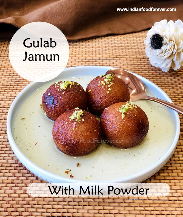 Gulab Jamun带牛奶粉末