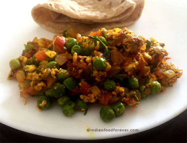 Matar Paneer Bhurji