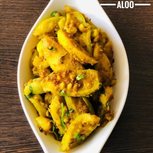 parwal aloo sukhi sabzi