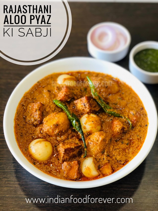 Rajasthani Aloo Pyaz Paneer Ki Sabji