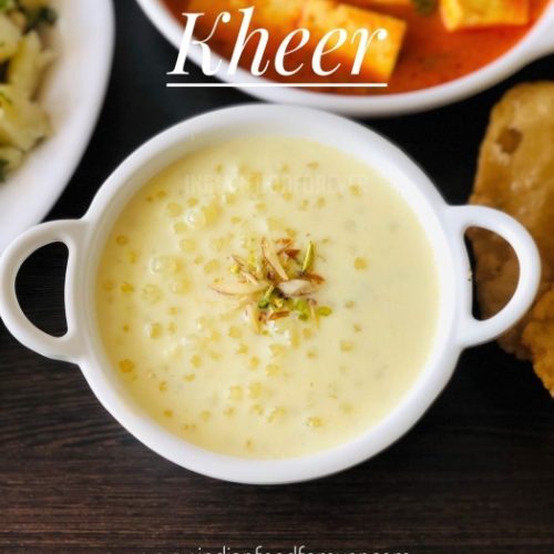 Sabudana Kheer